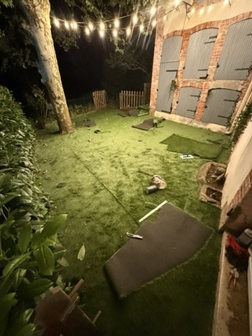 Annexe Villa des Crozes — Pendant travaux