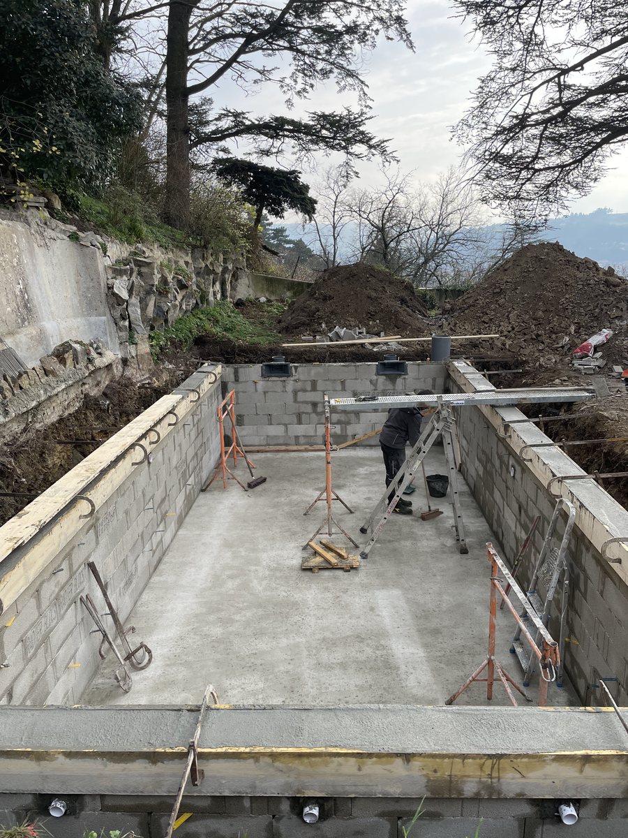 Villa des Crozes — Vienne — Pendant travaux